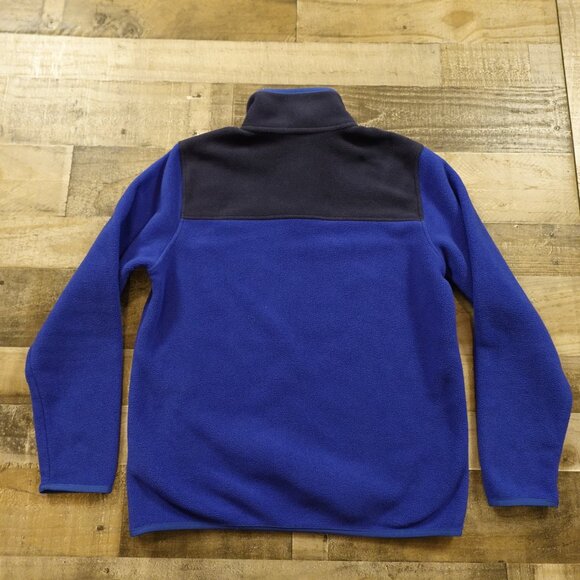 Brooks Brothers half zip fleece pullover men's large blue - Picture 10 of 12